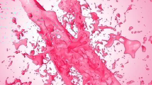 Strawberry Milkshake Splash Collision V3