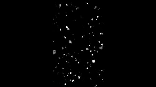 Flying Snowfall Particles Seamless Loop V2