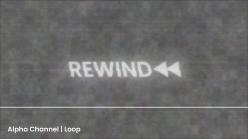 Rewind VHS Overlay