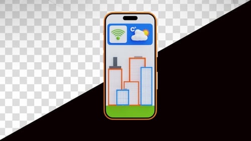 3D Animation of Digital Pulse of a Smart City