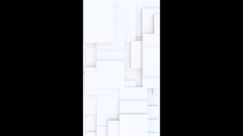 Vertical video abstract random moving white squares background in a seamless loop