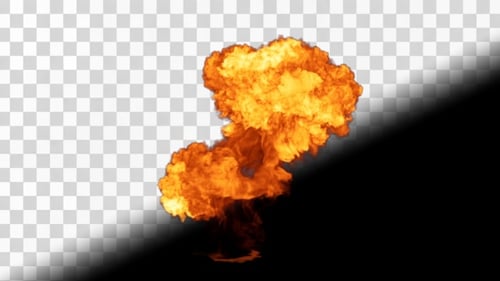Fondo transparente de Ground Explosion