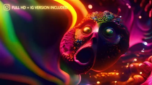 Psychedelic Acid Background