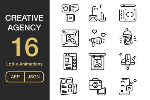 Creative Agency Icons Pack