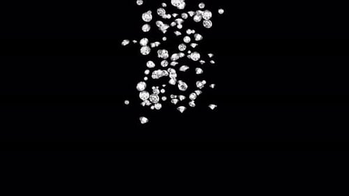 Wunderschöne glänzende, funkelnde Diamantsteine, die nahtlos fallen