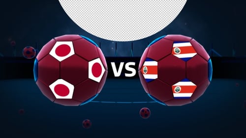 Japan Vs Costa Rica Football Vs Card