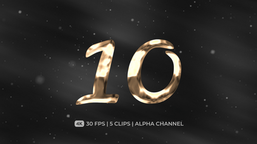 Countdown Timer Handwriting Animation