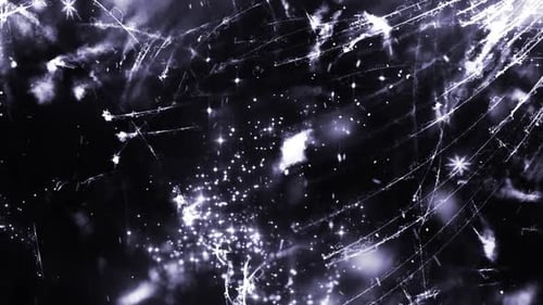Abstract Glowing Particle Trails Dynamic Animated Background