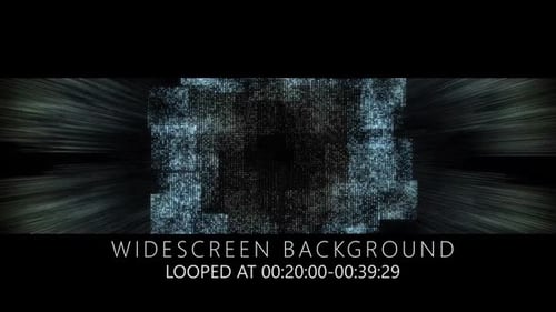 Futuristic Digital Grid Particle Data Background Animation