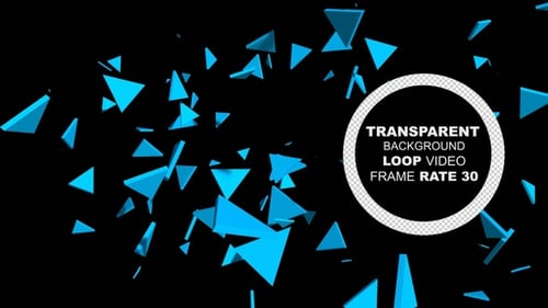 Quadrantenförmiger Hintergrund Loop Alpha