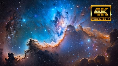 Nebula In Deep Space