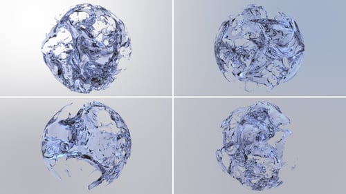 Dynamic Liquid Sphere Bursting Transition with Alpha