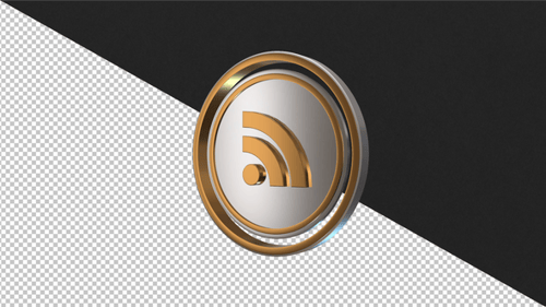 RSS Logo Animation Alpha Video