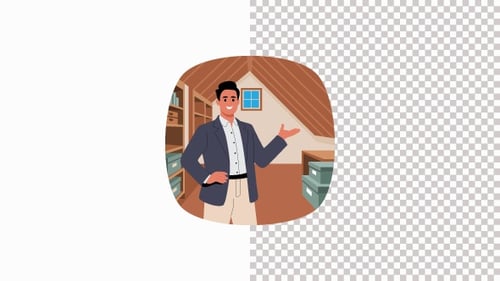Attic Overview Animation Alpha Channel
