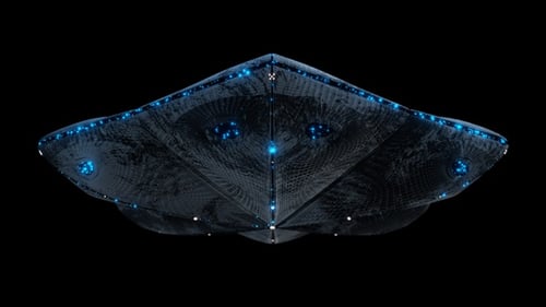 Futuristic Stealth Aircraft Rotating 3D Animation