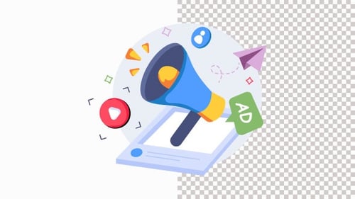 Advertising Animation Alpha Channel