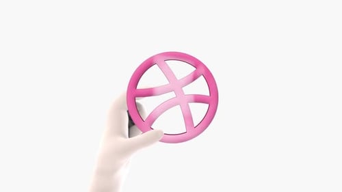 3D Hand Presenting Shining Animated Logo Reveal