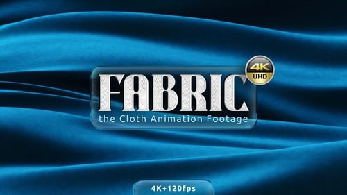 4K Flowing Fabric Animation - 120FPS Background #45