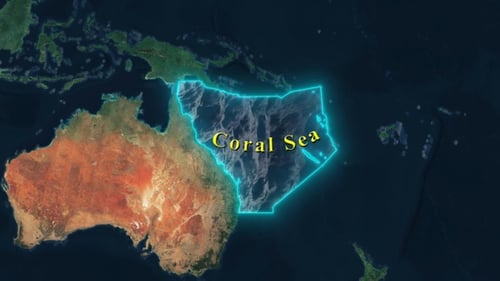 Coral Sea Map
