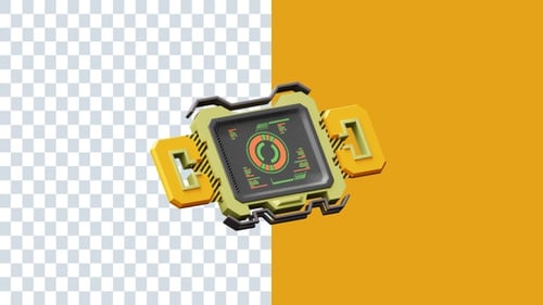 Game Pad 3D Animations | Alpha Channel