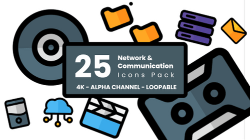 Network and Communication Icons Pack
