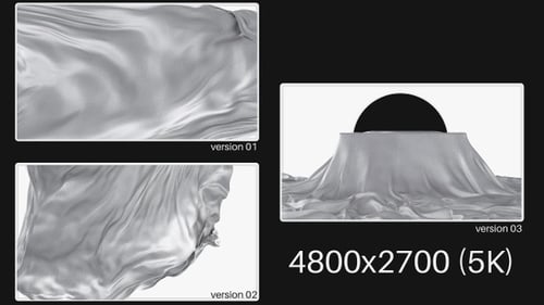 Realistic Fabric Cloth Reveal Transitions Pack with Alpha Channel
