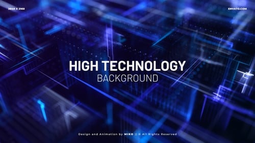 Hochtechnologischer Hintergrund 4K