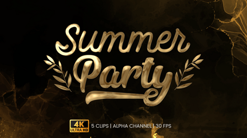 Elegant Metallic Scripted Text Animation with Laurel Branches