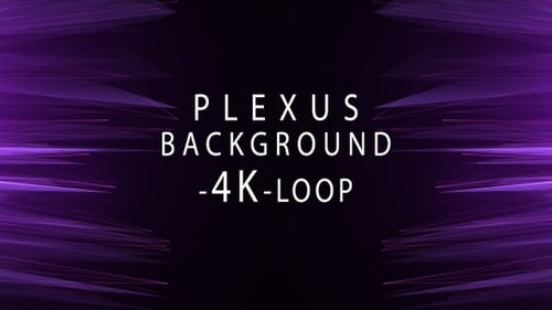 Abstract Digital Purple Lines Dynamic Looping Background