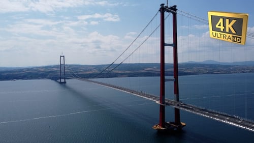 Vista aérea 1915 Puente de Canakkale, Turquía (17)