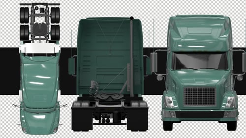 Pack Of 3 Semi Trucks On Alpha Loop