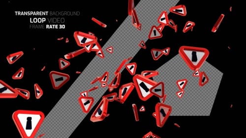 Exclamation Mark Alpha Background