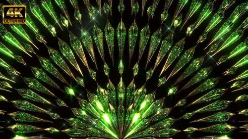 Green Glitters 4K