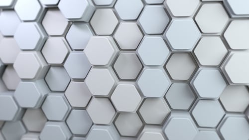 Elegant Hexagon Wall 10