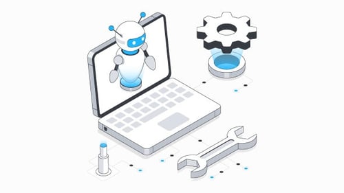 Ai Management Isometric Animation Alpha Channel