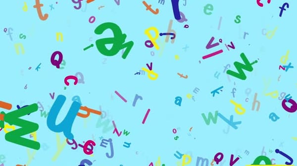 English Alphabets Letters Alpha Loop V5, Overlays Motion Graphics ft ...