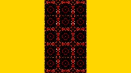 Vertical Colorful Abstract Modern Kaleidoscope Background Loop