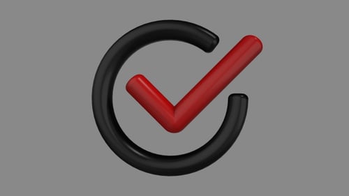 Check List Right Supers Icon Bugs Black Red Pop Up Good Checklist Checked Checkmark 5