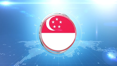 Futuristic 3D Spinning Globe Broadcast Opener