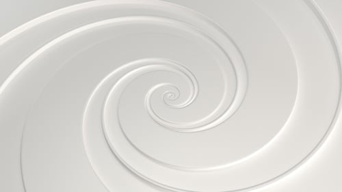 Elegant White Fibonacci Spiral 21 4K