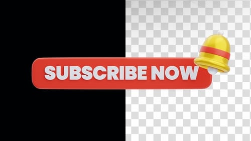 3D Animation of Subscribe Now Button