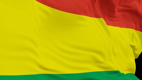 Realistic Waving Vertical Flag Animation with Alpha Channel