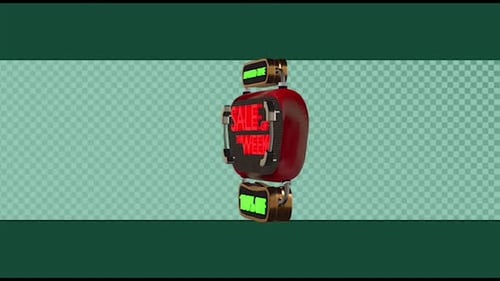 Retro 3D Sale of the Week Promotion Badge Animation