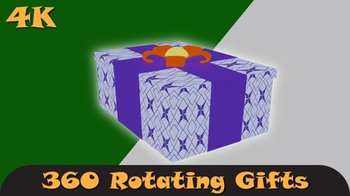 Rotating Gift Loop Footage