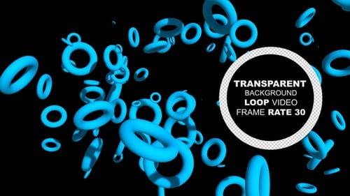 Ring Shape Background Loop Alpha