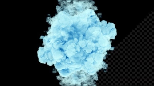 Dynamic Vertical Smoke Explosion Reveal Animation