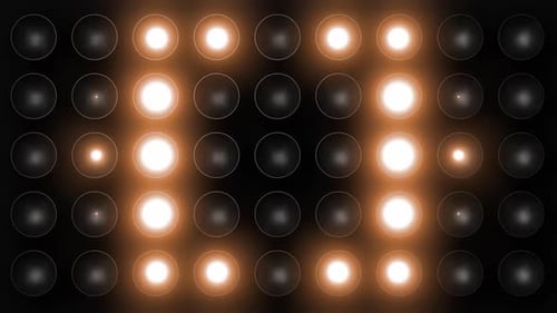 Dynamic Flashing Stage Lights Grid Seamless Loop Background