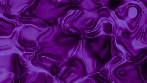 Abstract Fluid Purple Waves Seamless Loop Background Animation