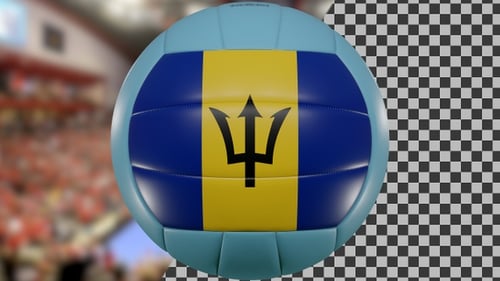 Volleyball spinning Barbados | UHD | 60fps