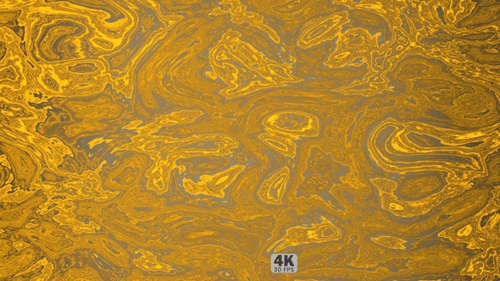 Golden Liquid Marble Abstract Fluid Motion Background